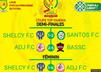 Super coupe Top Fanfan : Santos FCF et BASSC filent en finale, Shelcy s’impose chez les dames