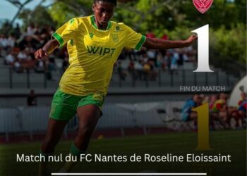 Foot-Expatriées : Match nul du FC Nantes, plusieurs minutes pour Roseline Eloissaint