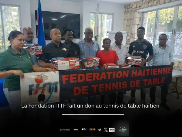 Tennis de table : Quand la Fondation ITTF soutient des équipes haïtiennes 