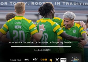 Woobens Pacius artisan de la victoire de Tampa Bay Rowdies