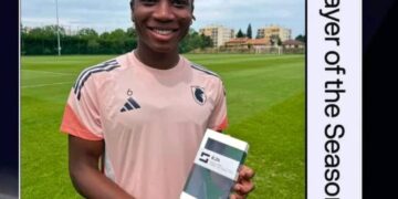 Foot-Distinction : Melchie Dumornay élue meilleure joueuse de l’Arkema Première Ligue