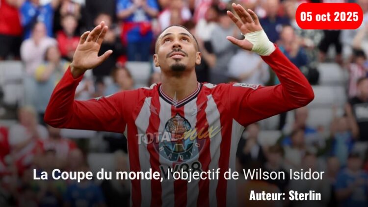 Wilson Isidor veut être à la Coupe du monde, peu importe le train