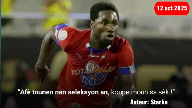 “Afè tounen nan seleksyon an, koupe moun sa sèk !” dixit Jeff Louis en réponse à Donald Guerrier