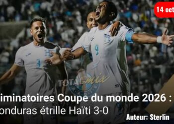 Éliminatoires Coupe du monde 2026 : Haïti s&rsquo;est fait cuisinée par le Honduras