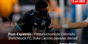 Foot-Expatriés : Petite victoire de Colorado Switchbacks FC, Duke Lacroix passeur décisif