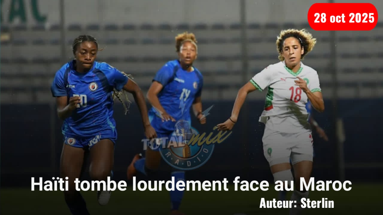 Une équipe haïtienne sans inspiration coule face au Maroc en amical