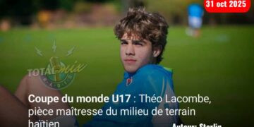 Coupe du monde U17 : Théo Lacombe, pièce maîtresse du milieu de terrain haïtien
