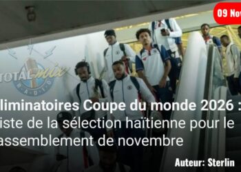 Éliminatoires Coupe du monde 2026 : Liste de la sélection haïtienne pour le rassemblement de novembre