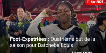 Foot-Expatriées : Batcheba Louis continue de marquer les esprits en Angleterre