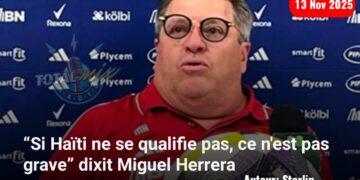 Éliminatoires CDM 2026 : “Si Haïti ne se qualifie pas, ce n’est pas grave”