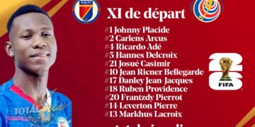 Éliminatoires CDM 2026 : Haïti vs Costa Rica, Bellegarde sur le terrain, Nazon sur le banc