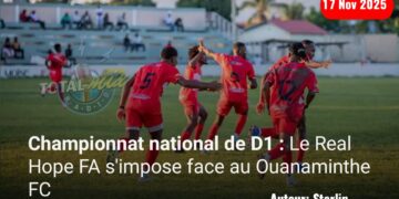 Championnat national : Le Real Hope FA à la première place
