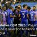Éliminatoires CDM 2026 : Possible XI de départ de la sélection haïtienne face au Nicaragua