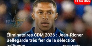 Éliminatoires CDM 2026: « Je remercie le peuple haïtien pour tout leur soutien »