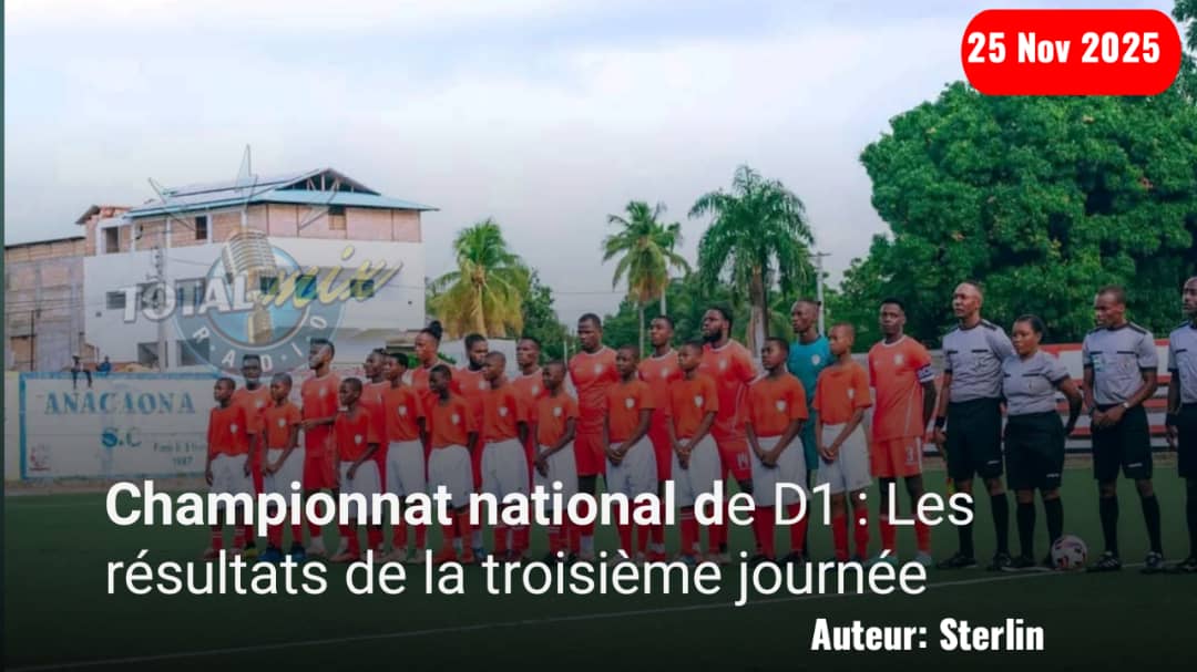 Championnat national de D1 : Résultats de la 3ᵉ journée, le Cheval rouge grand gagnant