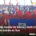 Coupe du monde de Socca : Haïti concède une lourde défaite, entrée en lice non réussie