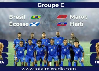Coupe du monde 2026 : Haïti en compagnie du Brésil dans le groupe C