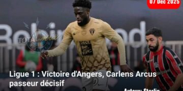 Ligue 1 : Angers sourit, Carlens Arcus passeur décisif 