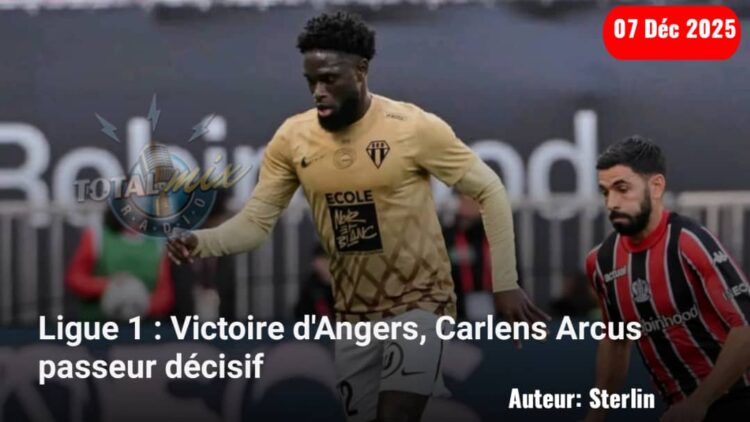 Ligue 1 : Angers sourit, Carlens Arcus passeur décisif