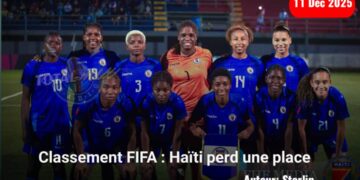 Classement FIFA : Haite chute d’un rang