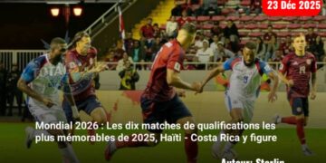 Mondial 2026 : les 10 matchs de qualifications les plus mémorables de 2025, Costa Rica – Haïti dans le top