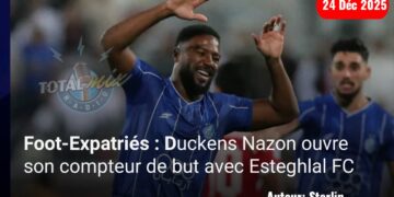 Foot-Expatriés : Duckens Nazon ouvre son compteur de but avec Esteghlal FC
