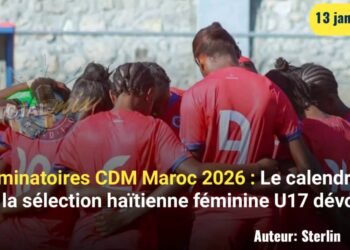 Éliminatoires CDM 2026 : Le calendrier de la sélection haïtienne féminine U17 dévoilé