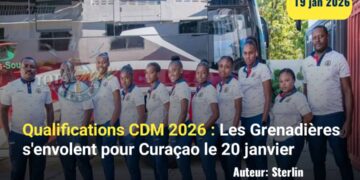 Qualifications CDM 2026 : Les Grenadières s&rsquo;envolent ce mardi pour Curaçao