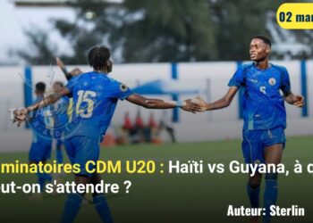 Éliminatoires CDM U20 : Haïti vs Guyana, à quoi peut-on s&rsquo;attendre ?