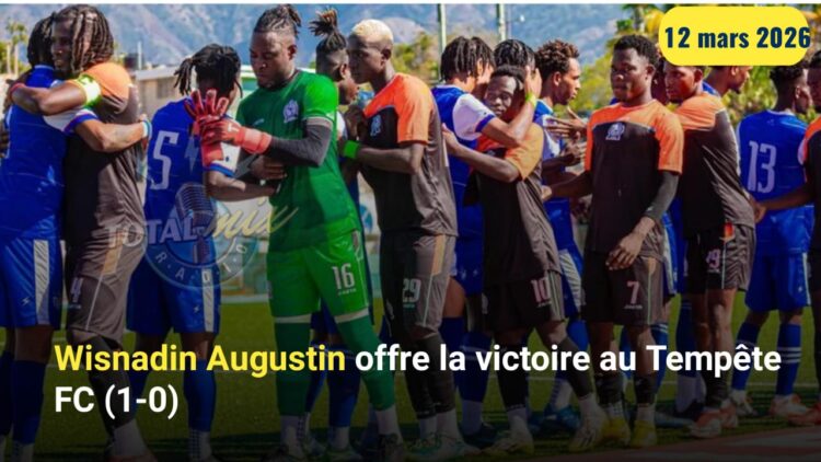 Wisnadin Augustin offre la victoire au Tempête FC (1-0)