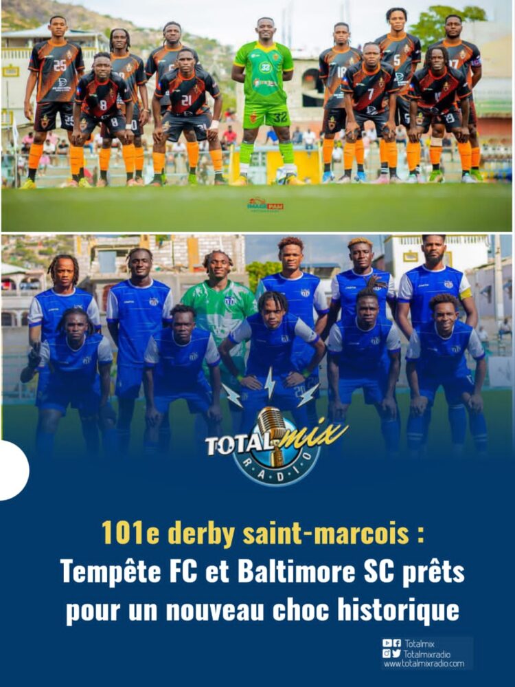 101e derby saint-marcois : Tempête FC et Baltimore SC prêts pour un nouveau choc historique