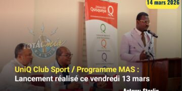 UniQ Club Sport – Programme MAS : Un merveilleux projet portant la touche de Pedro Cédemé lancé à l’UniQ le 13 mars 2026