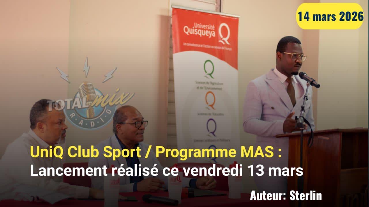 UniQ Club Sport – Programme MAS : Un merveilleux projet portant la touche de Pedro Cédemé lancé à l’UniQ le 13 mars 2026