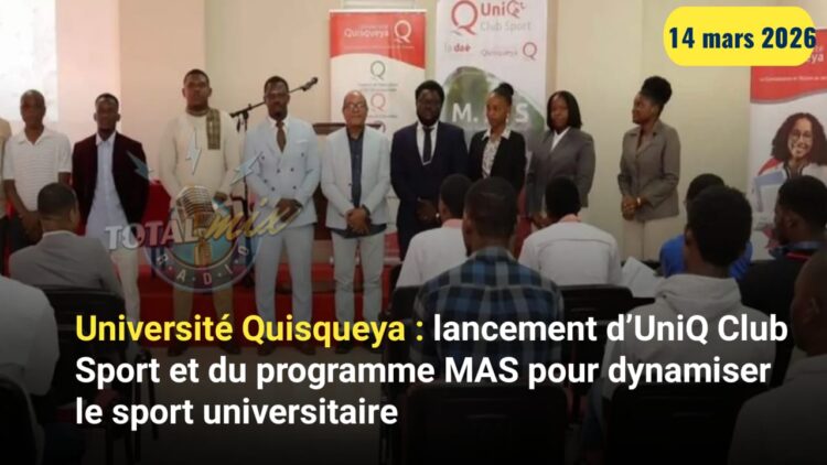 Université Quisqueya : lancement d’UniQ Club Sport et du programme MAS pour dynamiser le sport universitaire