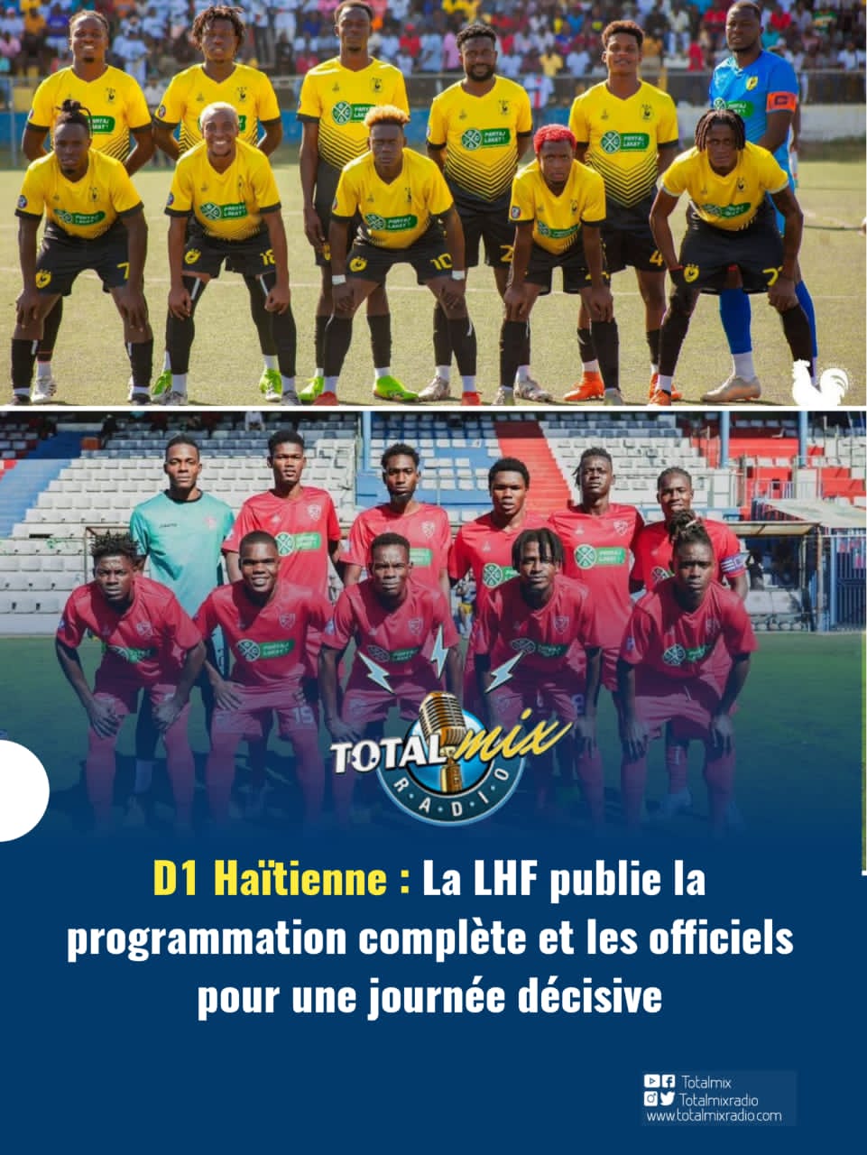 D1 Haïtienne : la LHF publie la programmation complète et les officiels pour une journée décisive