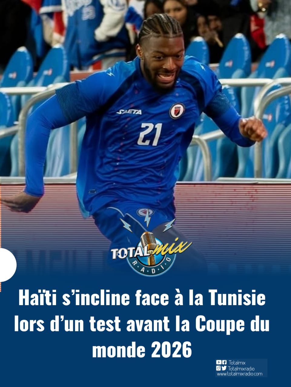 Haïti s’incline face à la Tunisie lors d’un test avant la Coupe du monde 2026
