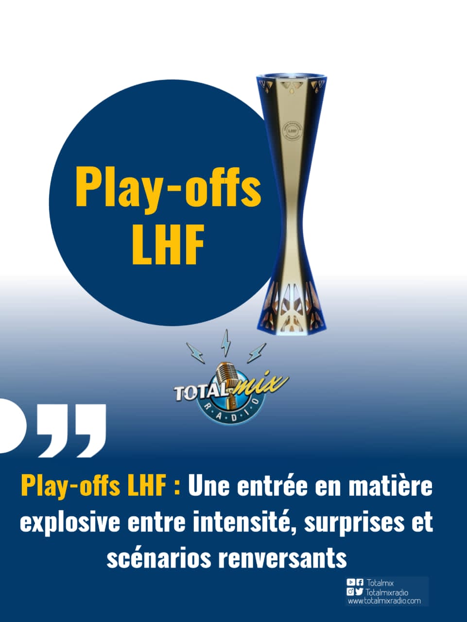 Play-offs LHF : une entrée en matière explosive entre intensité, surprises et scénarios renversants