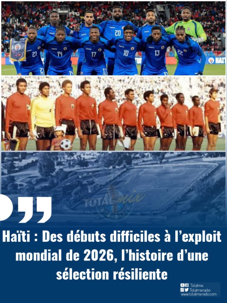 Haïti : des débuts difficiles à l’exploit mondial de 2026, l’histoire d’une sélection résiliente