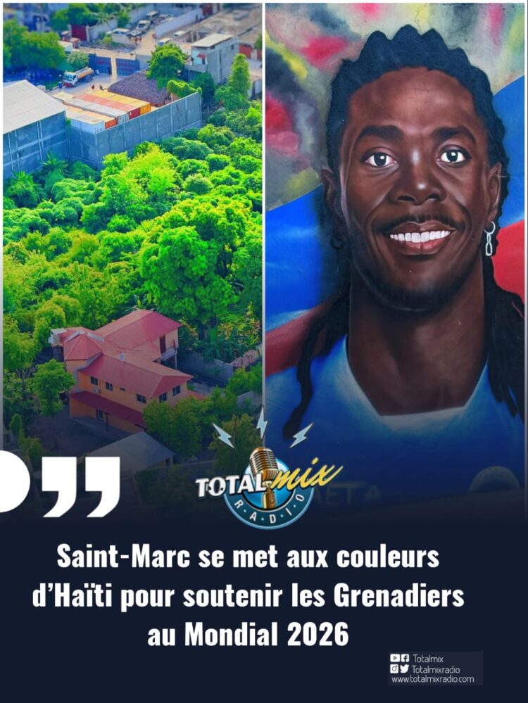 Saint-Marc se met aux couleurs d’Haïti pour soutenir les Grenadiers au Mondial 2026