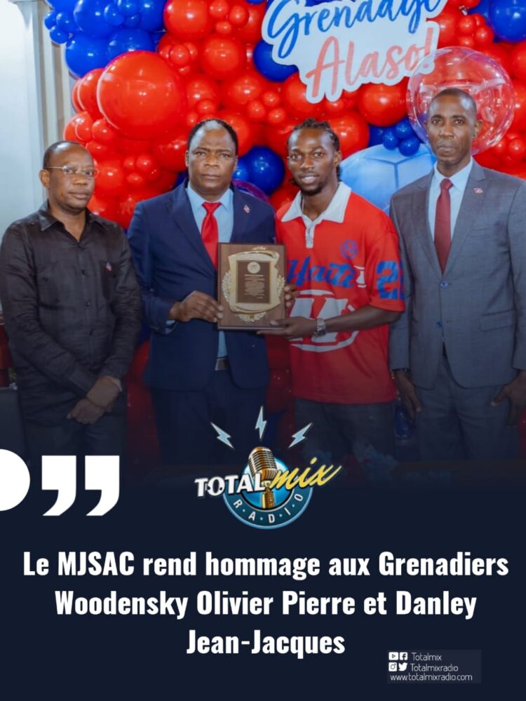 Le MJSAC rend hommage aux Grenadiers Woodensky Olivier Pierre et Danley Jean-Jacques