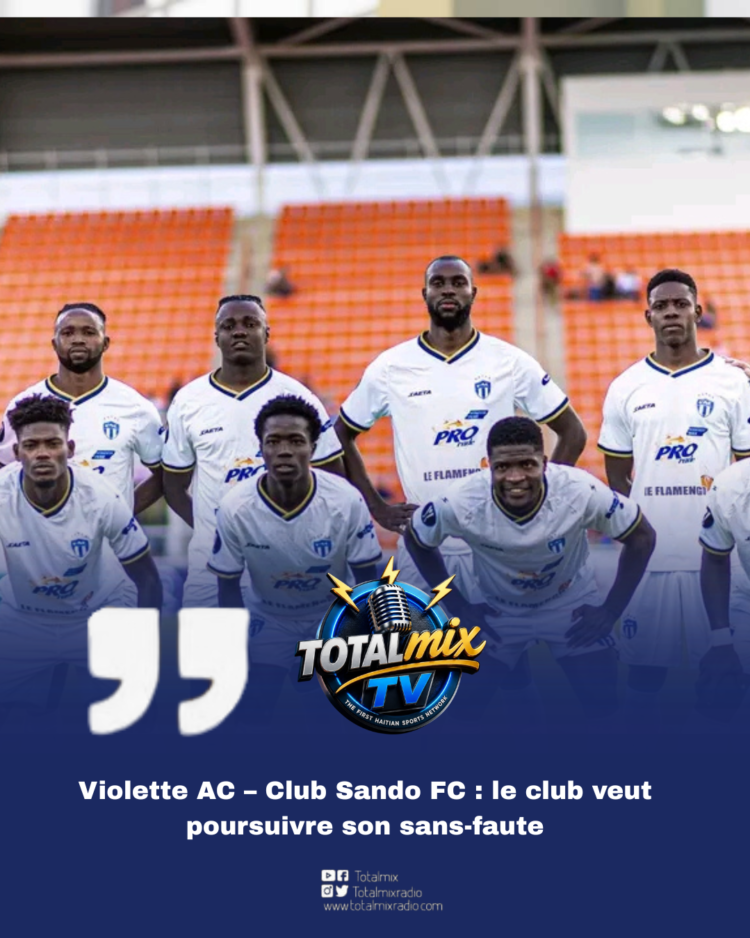 Violette AC – Club Sando FC : le club veut poursuivre son sans-faute
