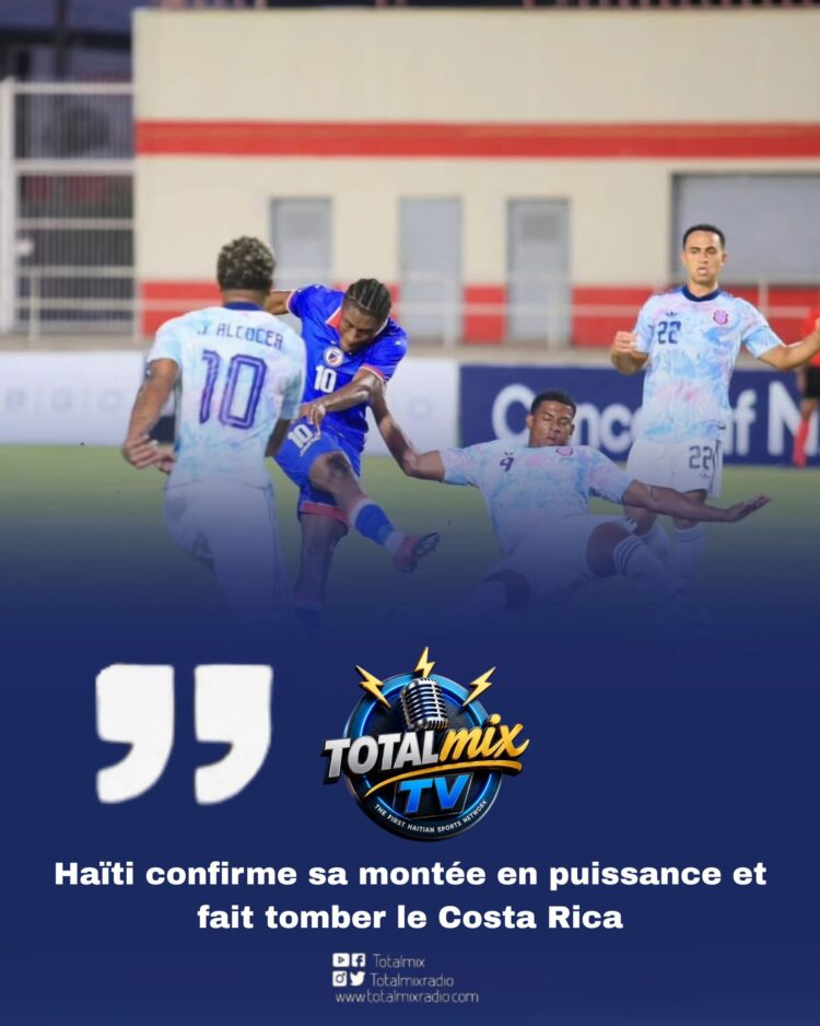 Haïti confirme sa montée en puissance et fait tomber le Costa Rica