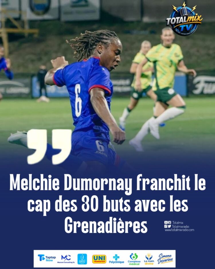 Melchie Dumornay franchit le cap des 30 buts avec les Grenadières